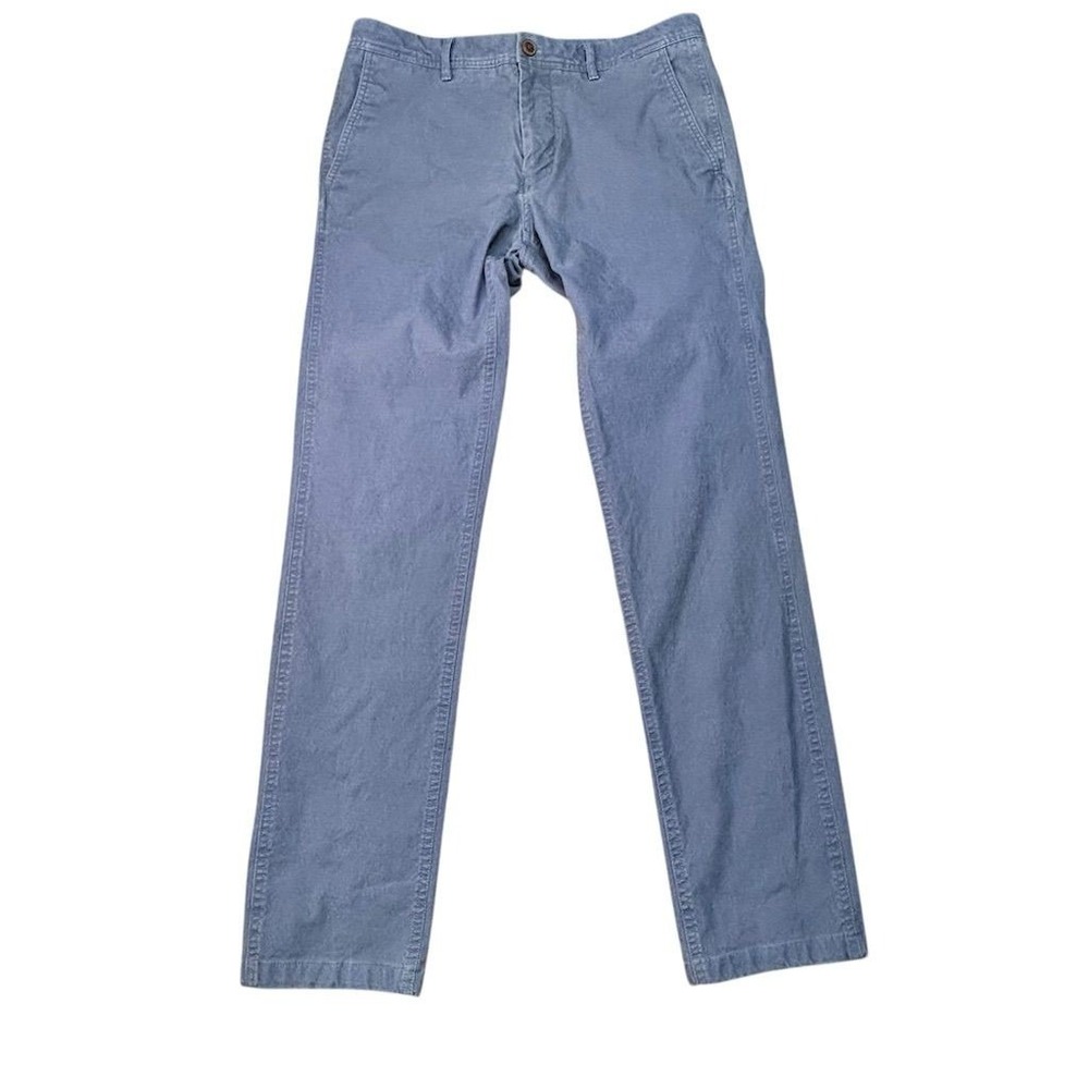 Bonobos Men's Blue Chino Pants Size 33x34 Casual Solid